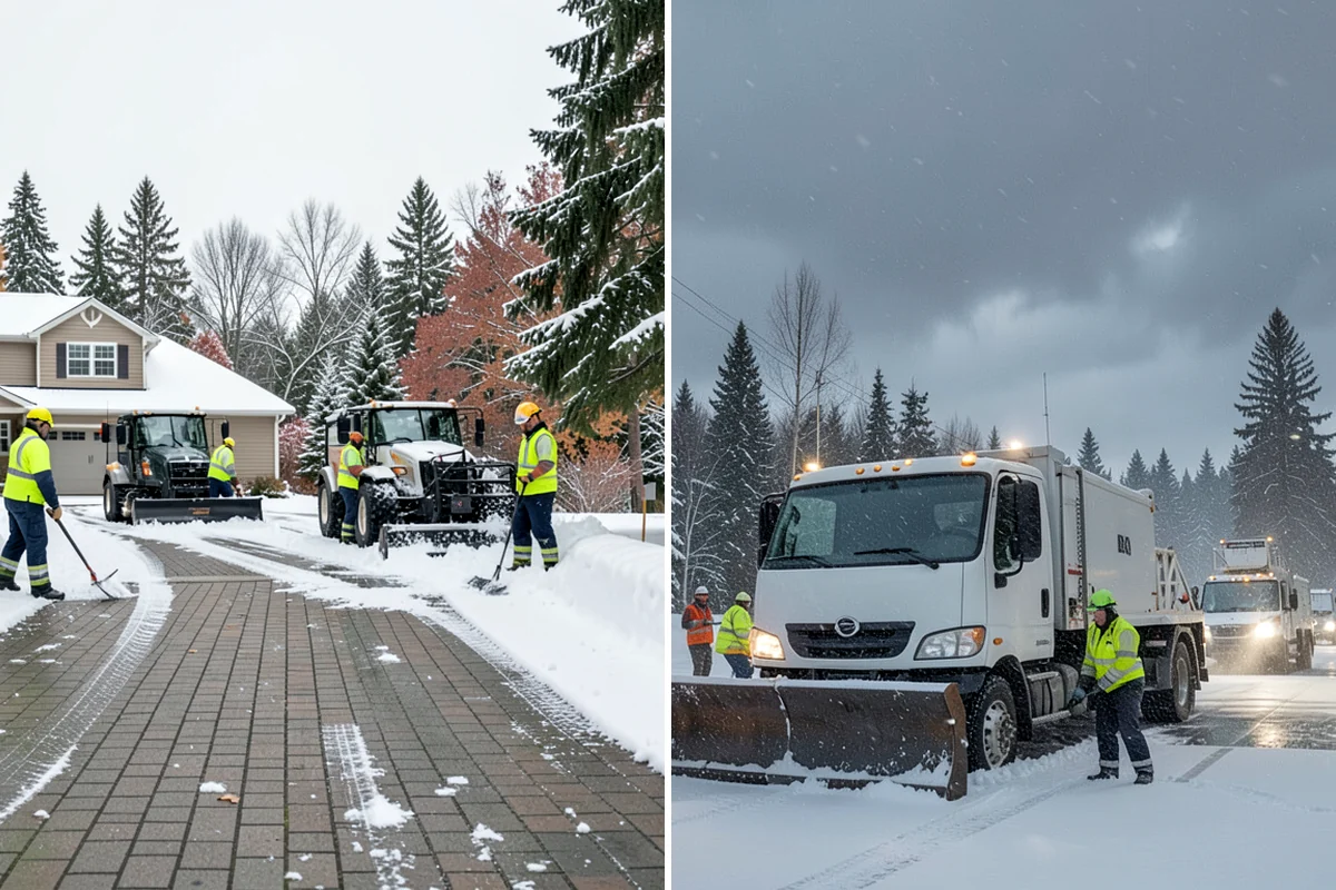 24-Hour Snow Removal in Enumclaw, King County, WA - Establish your property's overnight and daytime priorities