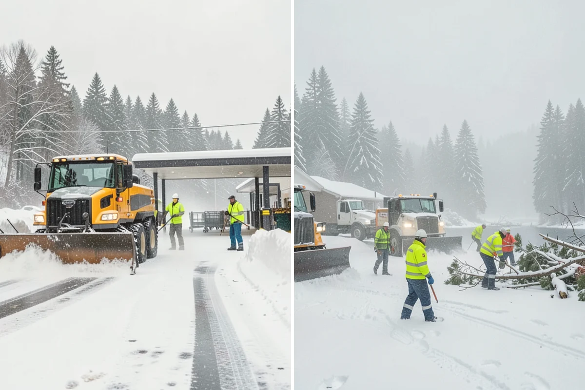 24-Hour Snow Removal in Fife, Pierce County, WA - Establish your property's overnight and daytime priorities