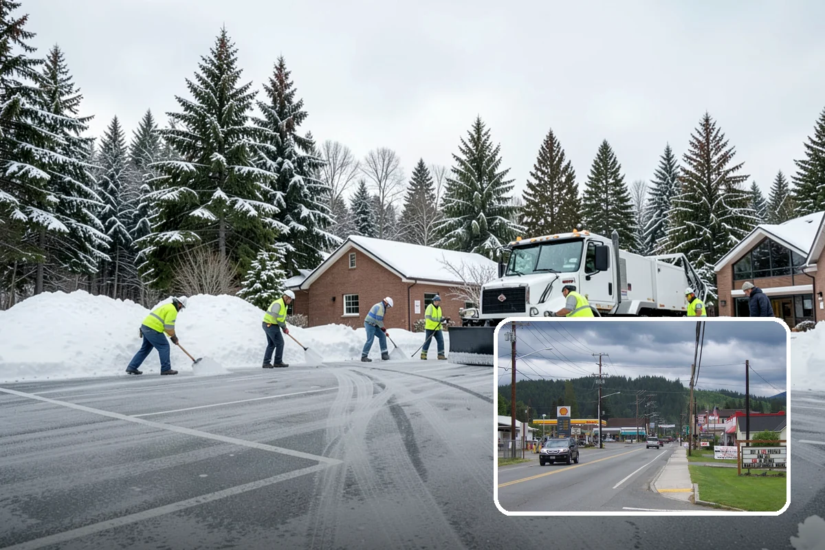 24-Hour Snow Removal in Granite Falls, Snohomish County, WA - True around-the-clock availability