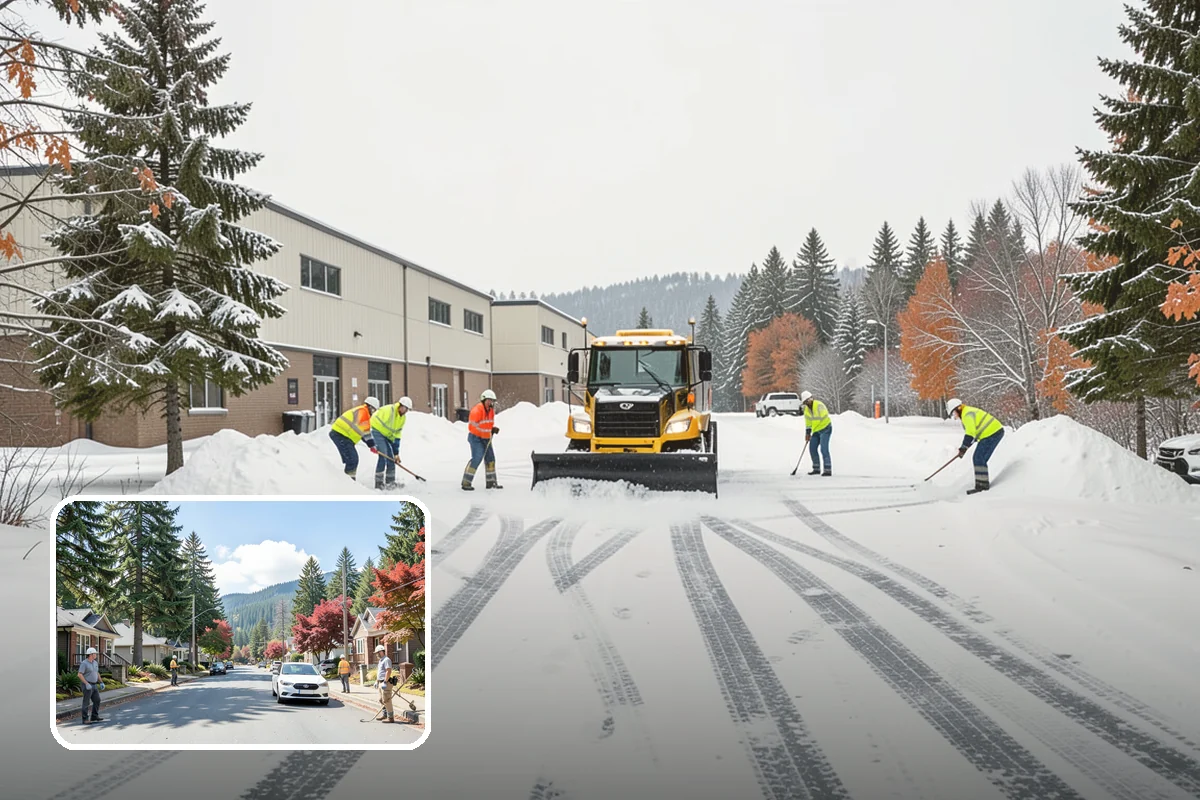 24-Hour Snow Removal in Hunts Point, King County, WA - True around-the-clock availability