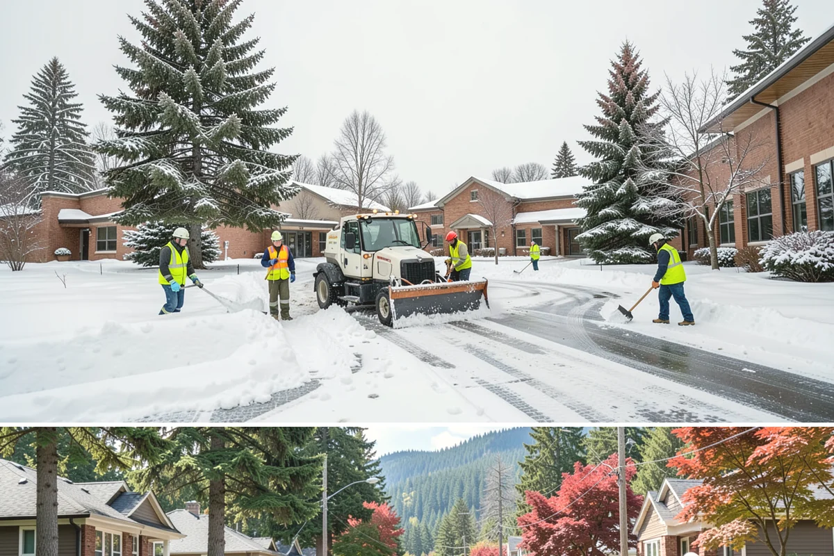 24-Hour Snow Removal in Hunts Point, King County, WA - Around-the-clock coverage is most valuable during the active snow window of December through February.