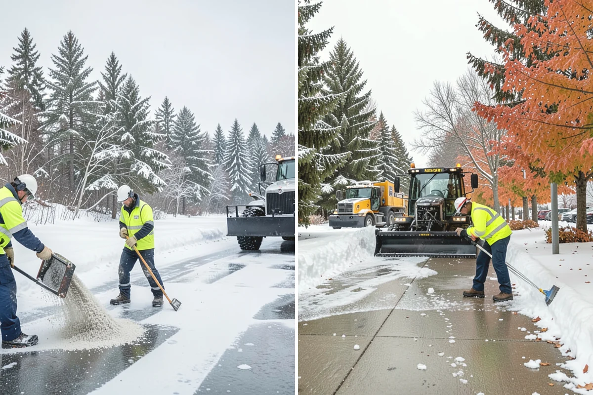 24-Hour Snow Removal in La Conner, Skagit County, WA - Establish your property's overnight and daytime priorities