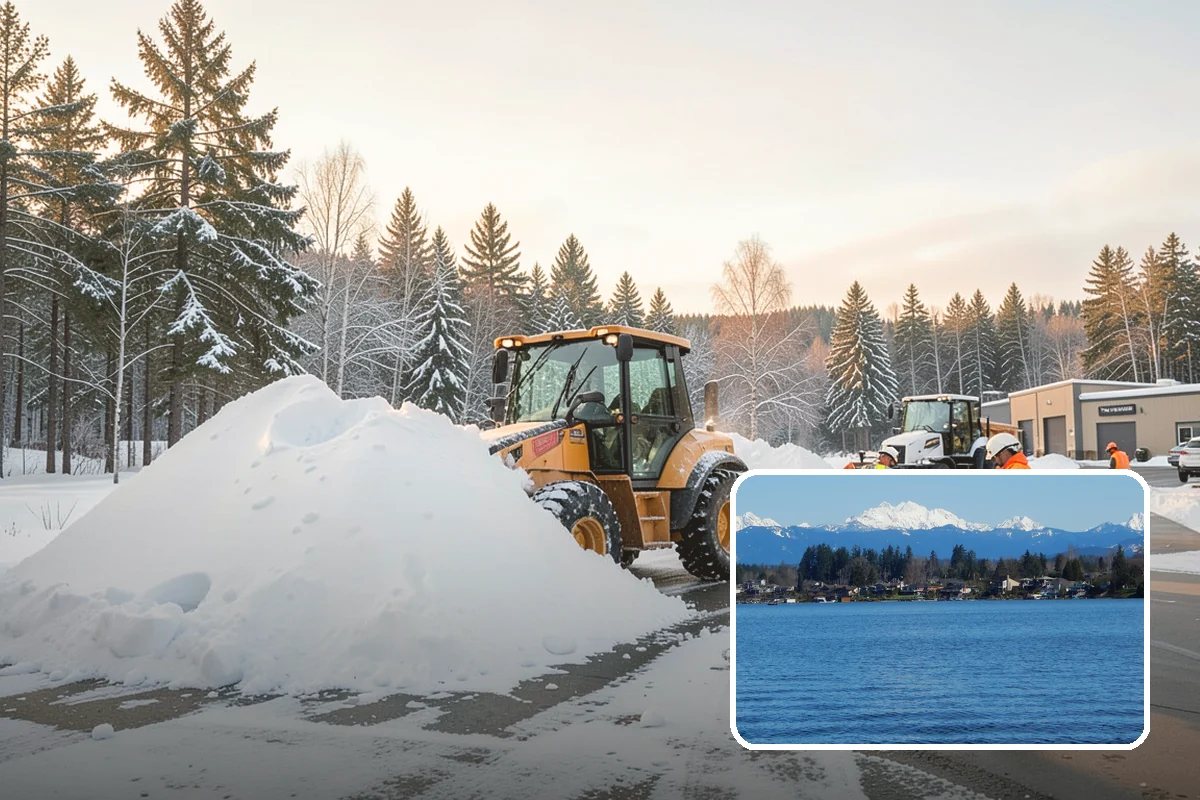 24-Hour Snow Removal in Lake Stevens, Snohomish County, WA - True around-the-clock availability
