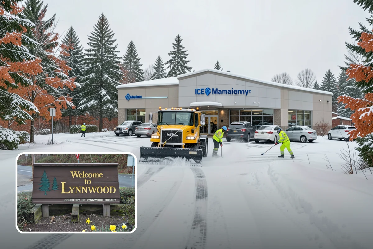 24-Hour Snow Removal in Lynnwood, Snohomish County, WA - True around-the-clock availability