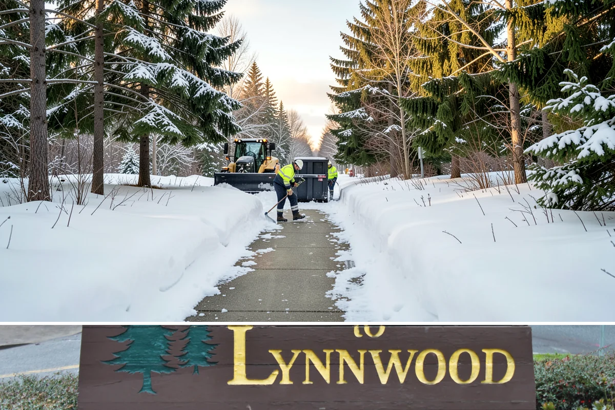 24-Hour Snow Removal in Lynnwood, Snohomish County, WA - Around-the-clock coverage is most valuable during the active snow window of December through February.