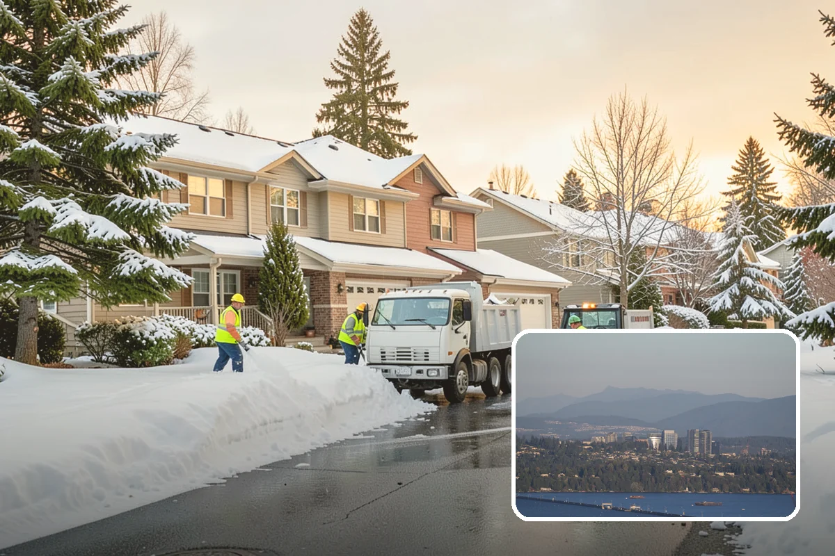 24-Hour Snow Removal in Medina, King County, WA - True around-the-clock availability