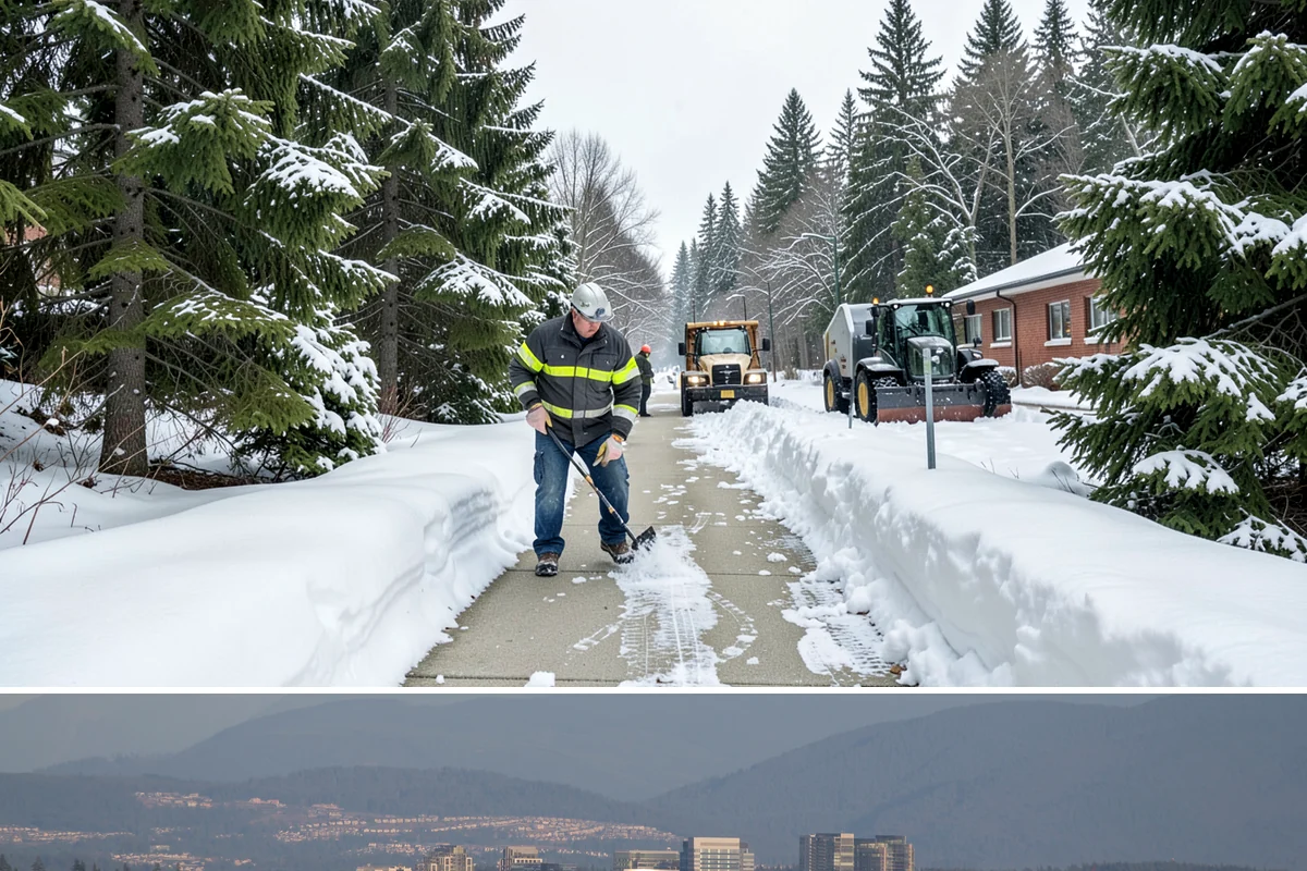 24-Hour Snow Removal in Medina, King County, WA - Around-the-clock coverage is most valuable during the active snow window of December through February.