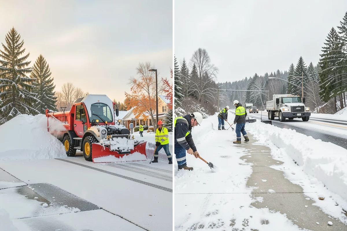 24-Hour Snow Removal in Mill Creek, Snohomish County, WA - Establish your property's overnight and daytime priorities