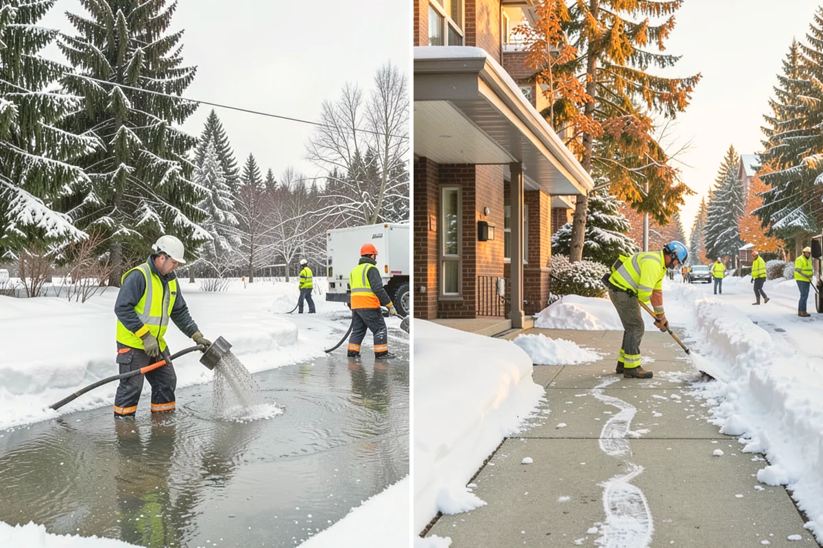 24-Hour Snow Removal in Milton, King County, WA - Establish your property's overnight and daytime priorities