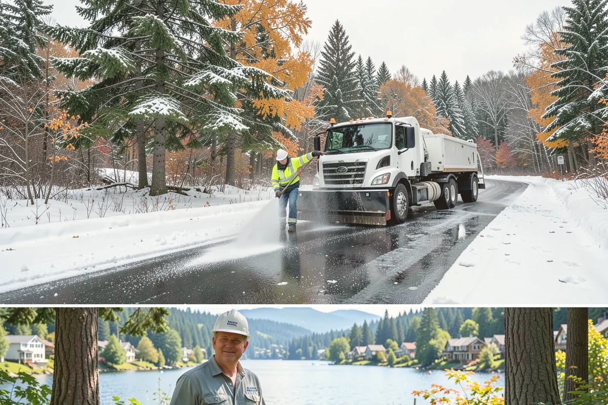 24-Hour Snow Removal in Milton, King County, WA - Around-the-clock coverage is most valuable during the active snow window of December through February.