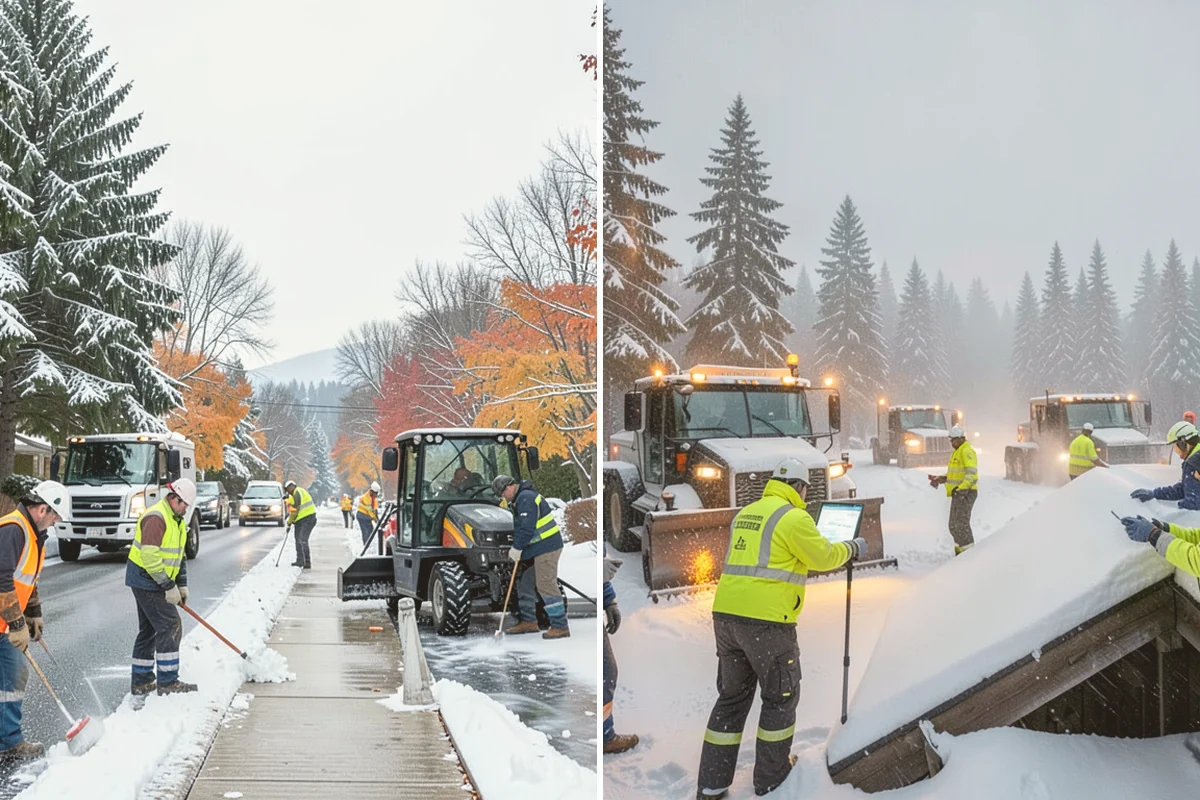 24-Hour Snow Removal in Mount Vernon, Skagit County, WA - Establish your property's overnight and daytime priorities