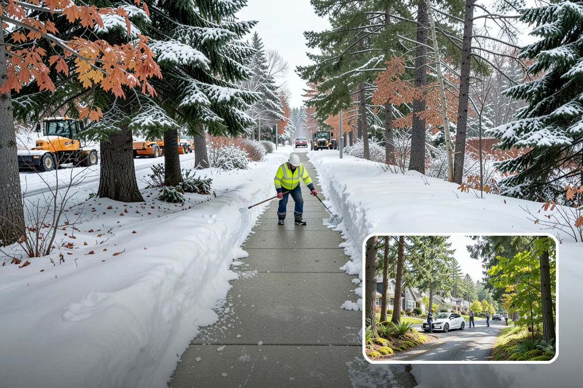 24-Hour Snow Removal in Normandy Park, King County, WA - True around-the-clock availability