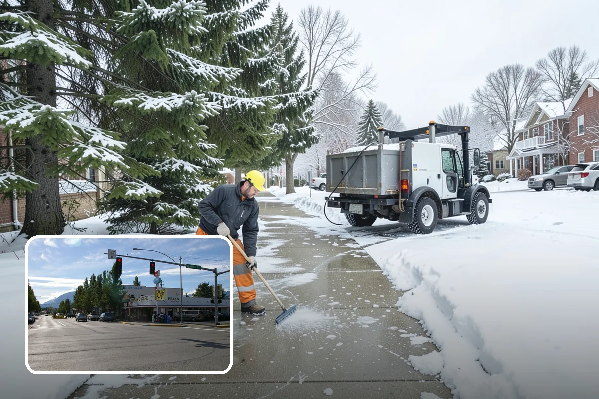 24-Hour Snow Removal in North Bend, King County, WA - True around-the-clock availability