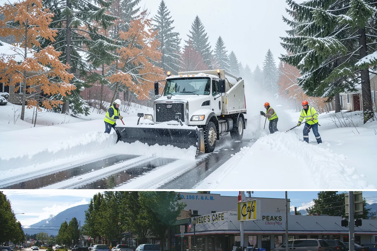 24-Hour Snow Removal in North Bend, King County, WA - Around-the-clock coverage is most valuable during the active snow window of December through February.