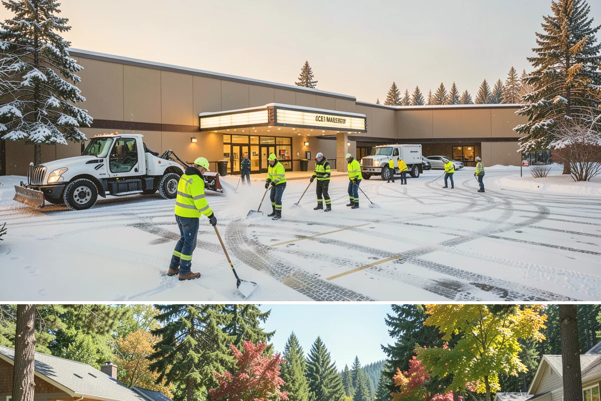24-Hour Snow Removal in Orting, Pierce County, WA - Around-the-clock coverage is most valuable during the active snow window of December through February.