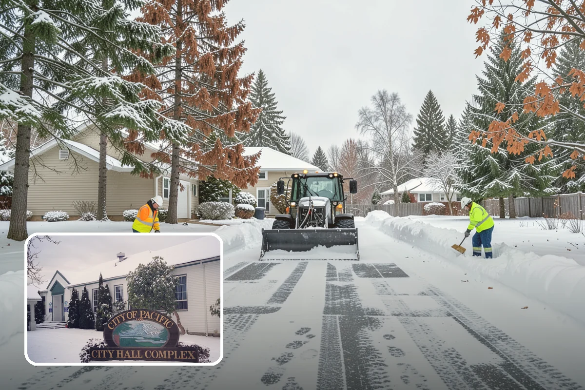 24-Hour Snow Removal in Pacific, King County, WA - True around-the-clock availability