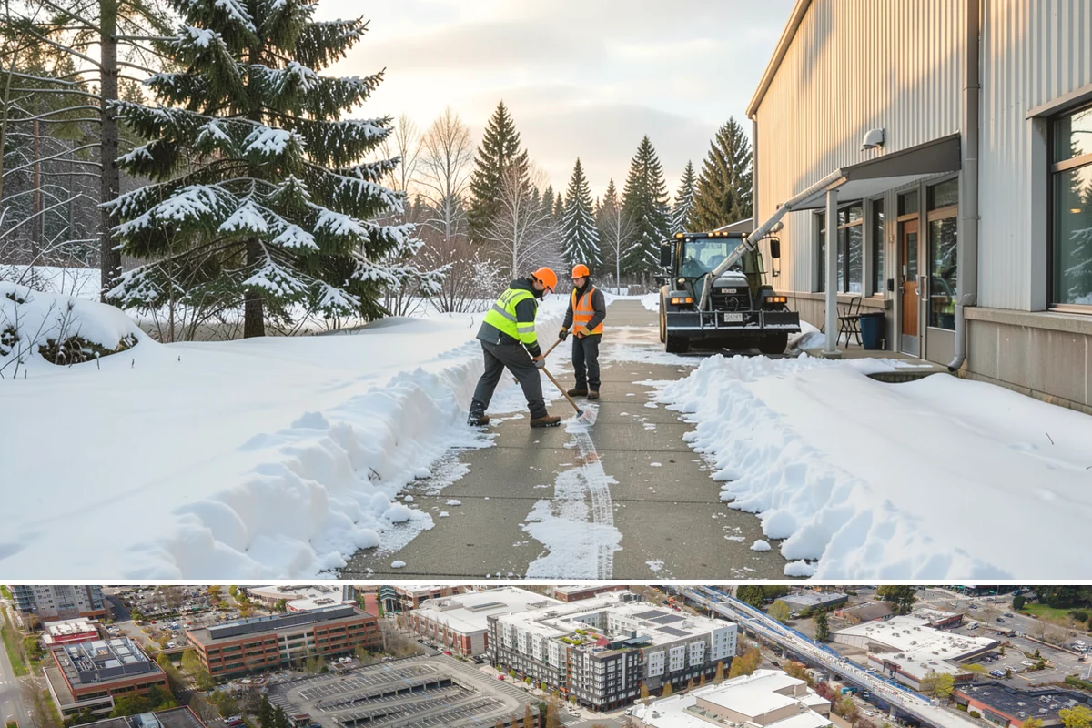 24-Hour Snow Removal in Redmond, King County, WA - Around-the-clock coverage is most valuable during the active snow window of December through February.