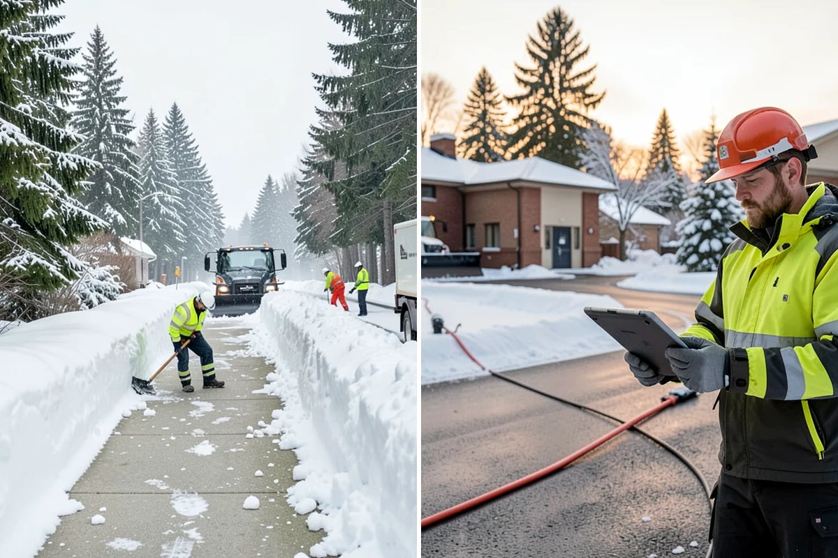 24-Hour Snow Removal in Seattle, King County, WA - Establish your property's overnight and daytime priorities