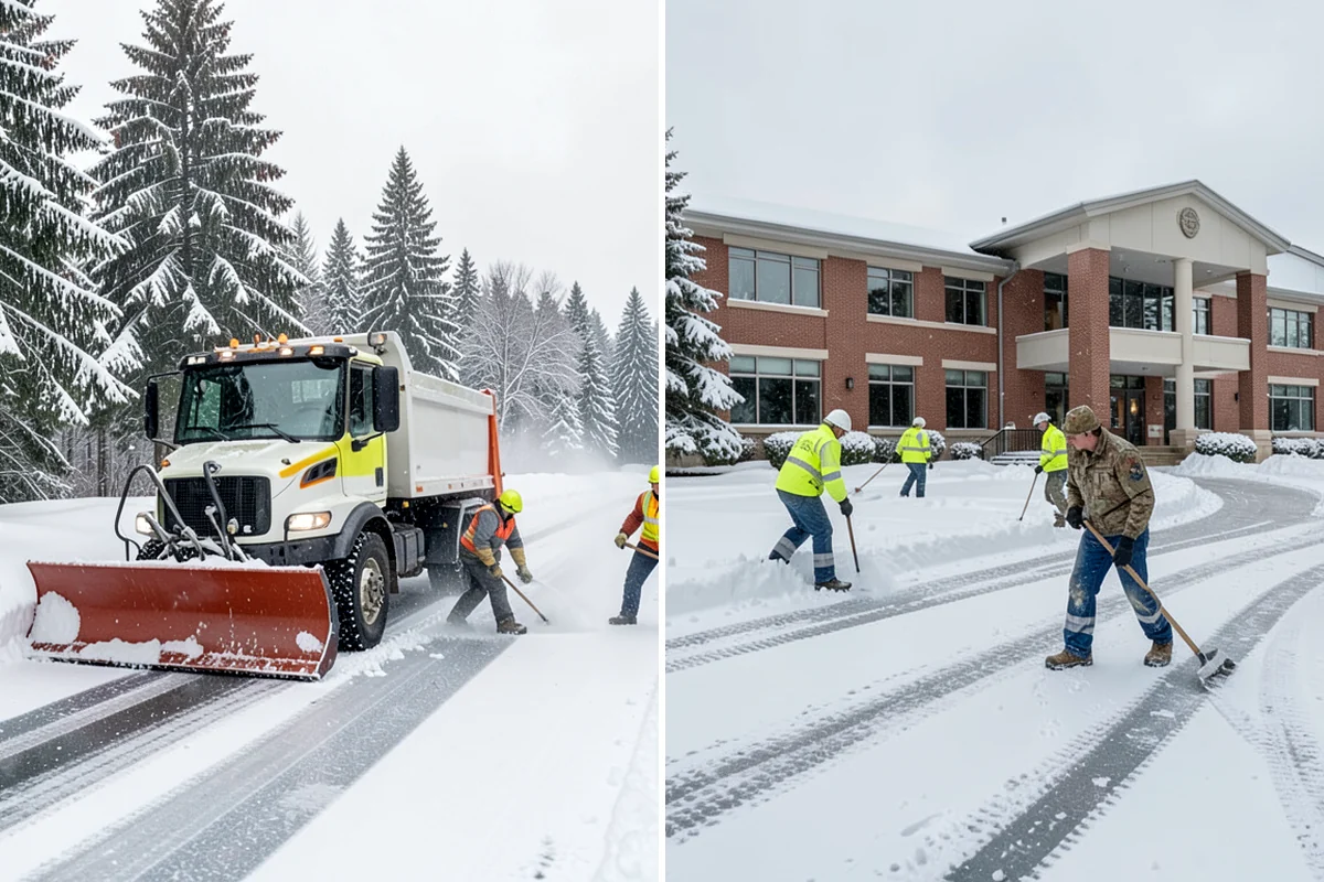 24-Hour Snow Removal in Shoreline, King County, WA - Establish your property's overnight and daytime priorities