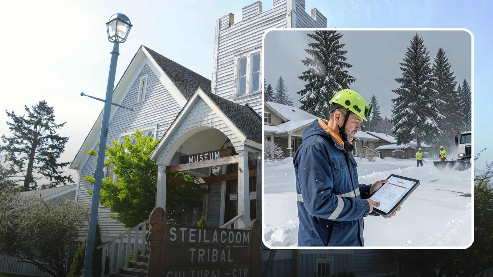 24-Hour Snow Removal in Steilacoom, Pierce County, WA - Our 24-hour snow removal keeps crews available around the clock so your property stays clear no matter when snow falls.
