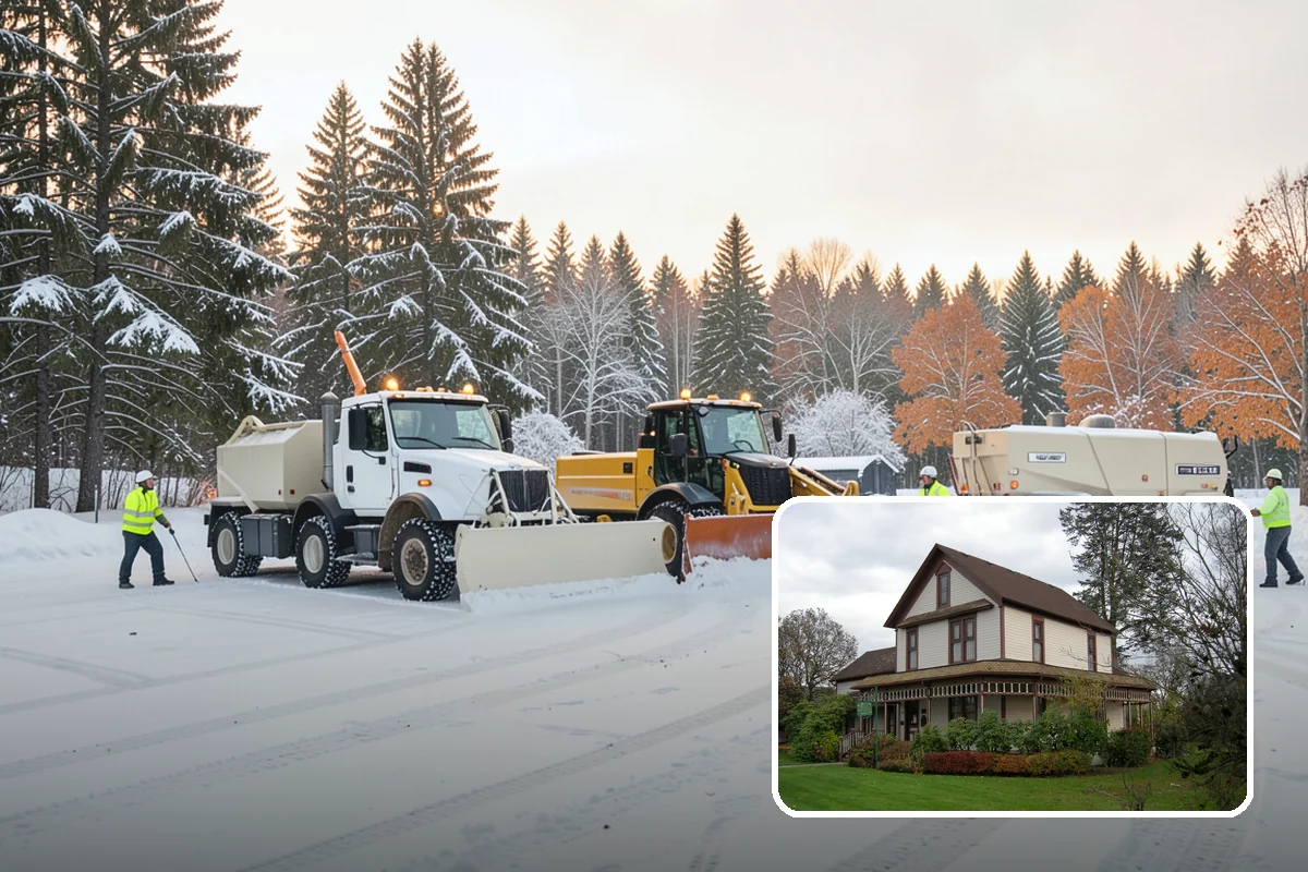 24-Hour Snow Removal in Sumner, Pierce County, WA - True around-the-clock availability