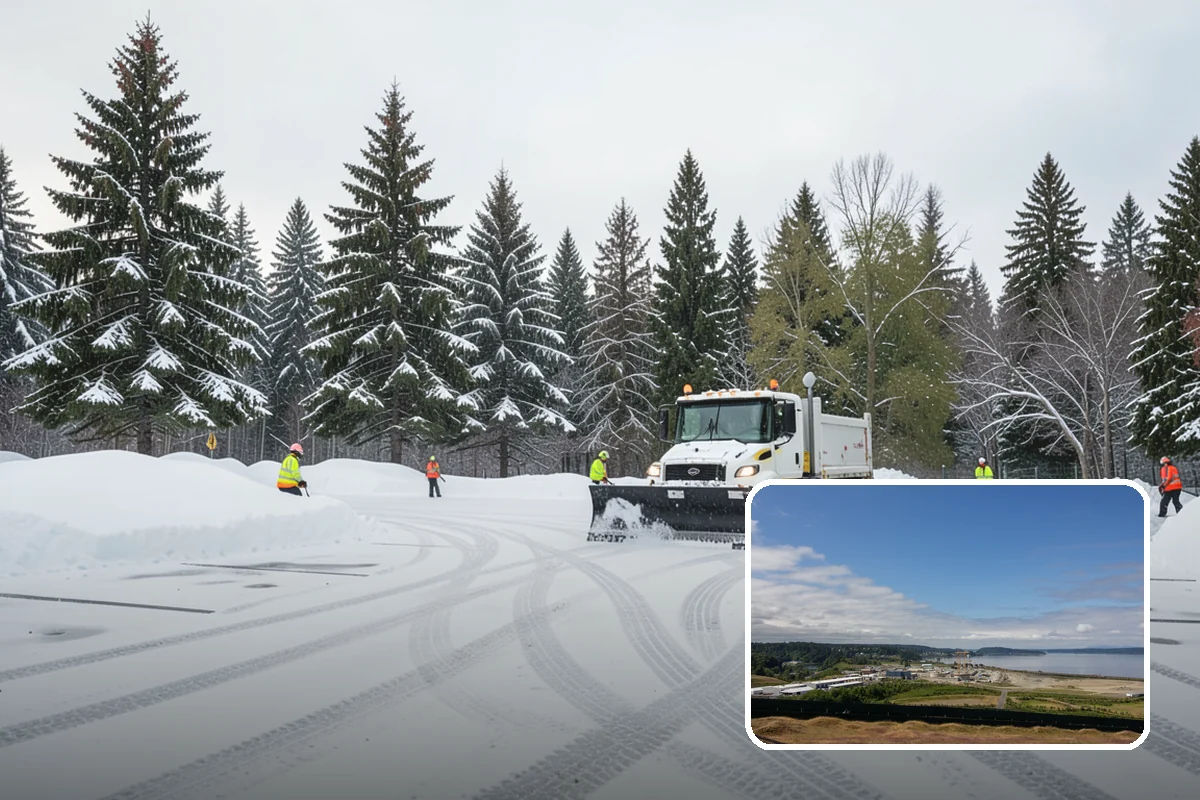 24-Hour Snow Removal in University Place, Pierce County, WA - True around-the-clock availability