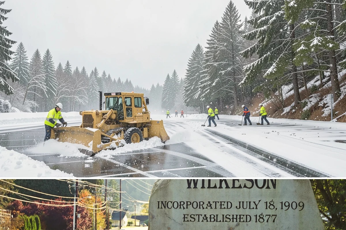 24-Hour Snow Removal in Wilkeson, Pierce County, WA - Around-the-clock coverage is most valuable during the active snow window of December through February.