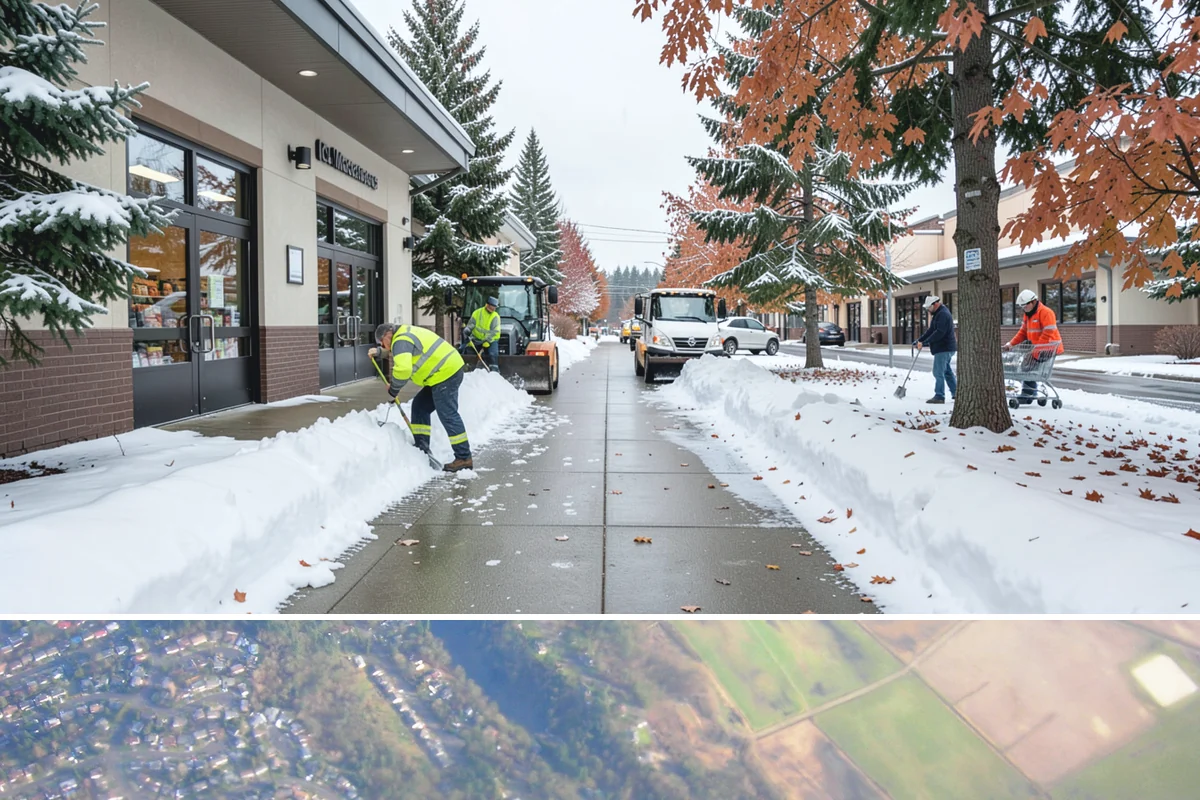 3-Inch Trigger Snow Removal in Algona, King County, WA - Best suited to the deeper-snow stretches that Western Washington sees mainly in January and February.