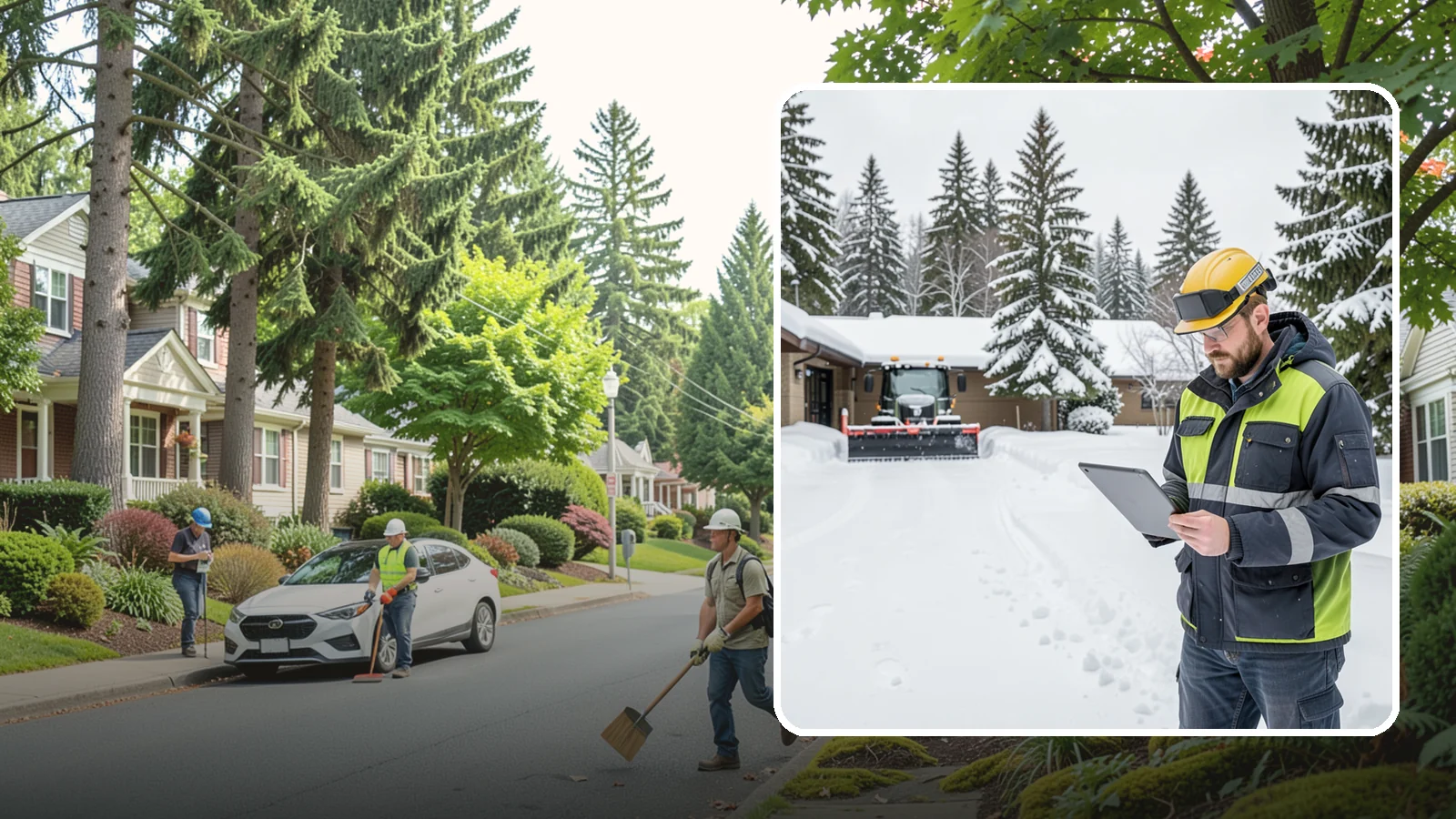 3-Inch Trigger Snow Removal in Beaux Arts Village, King County, WA - Clearing that begins at three inches of accumulation, tuned for properties that can absorb a light coating.
