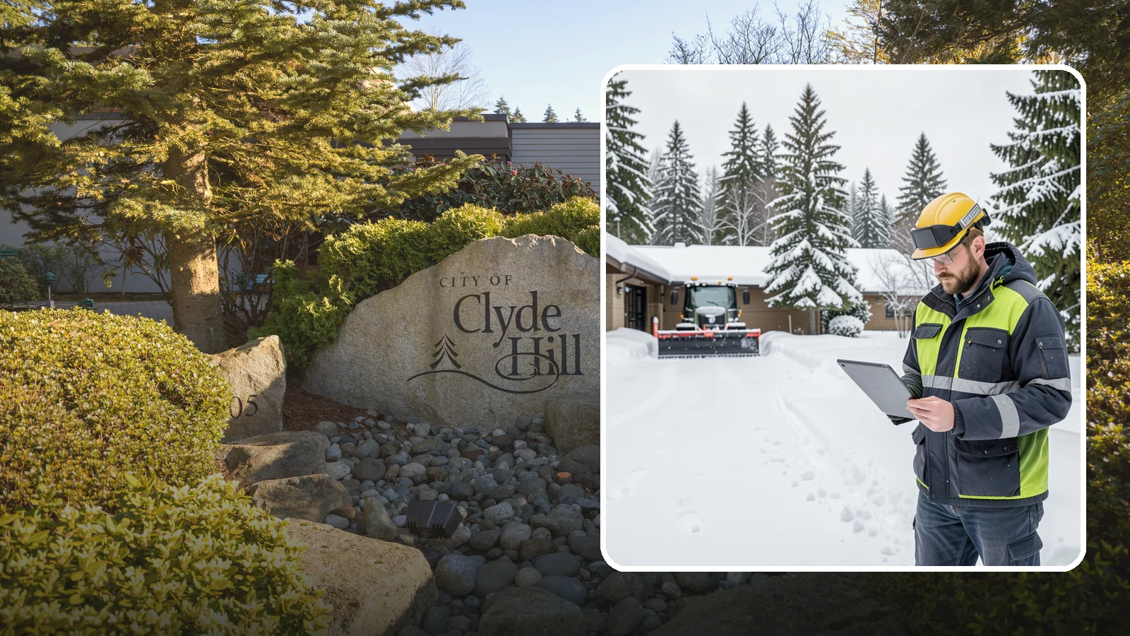 3-Inch Trigger Snow Removal in Clyde Hill, King County, WA - Clearing that begins at three inches of accumulation, tuned for properties that can absorb a light coating.