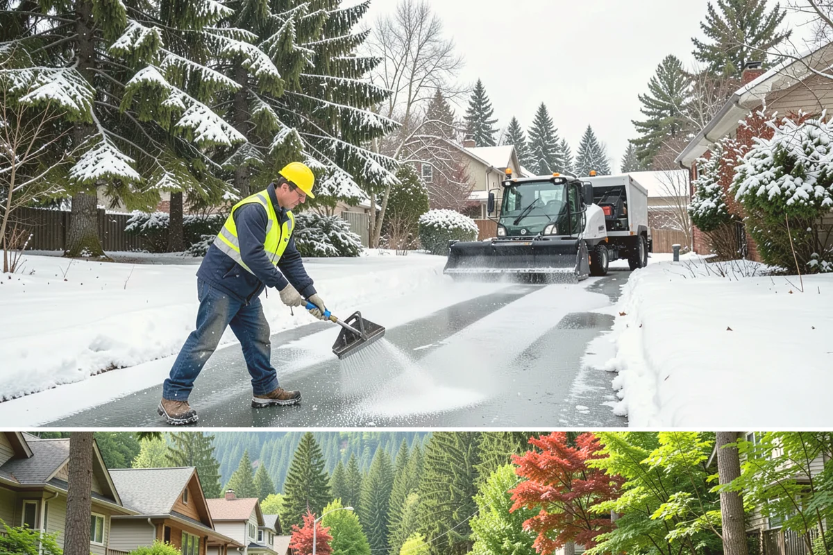 3-Inch Trigger Snow Removal in Darrington, Snohomish County, WA - Best suited to the deeper-snow stretches that Western Washington sees mainly in January and February.