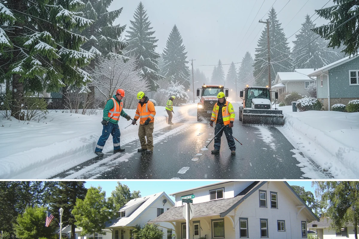 3-Inch Trigger Snow Removal in DuPont, Pierce County, WA - Best suited to the deeper-snow stretches that Western Washington sees mainly in January and February.
