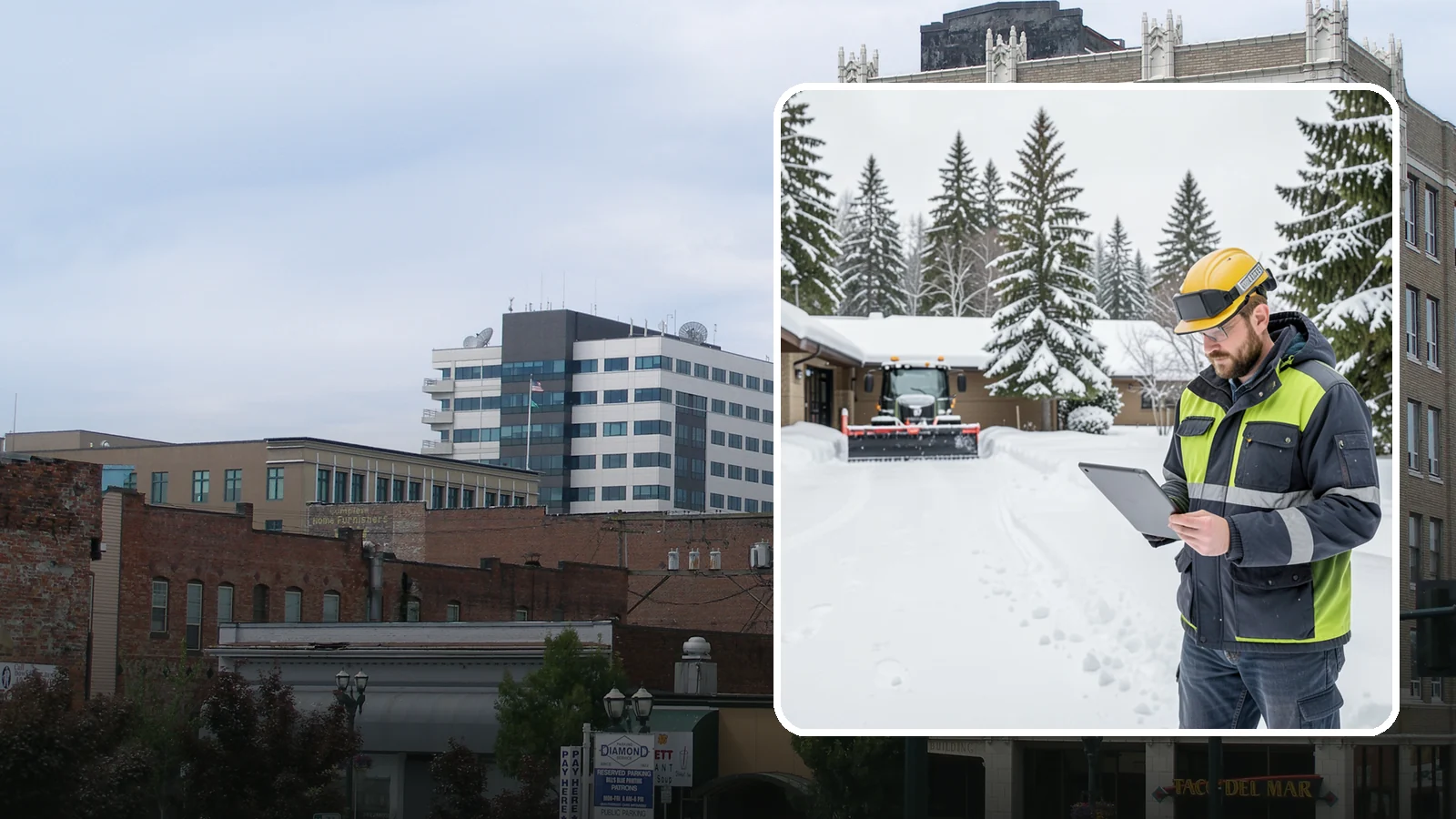 3-Inch Trigger Snow Removal in Everett, Snohomish County, WA - Clearing that begins at three inches of accumulation, tuned for properties that can absorb a light coating.