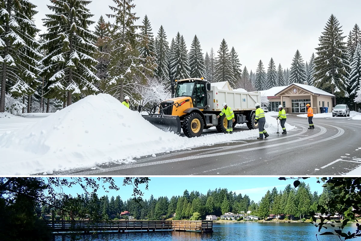 3-Inch Trigger Snow Removal in Federal Way, King County, WA - Best suited to the deeper-snow stretches that Western Washington sees mainly in January and February.