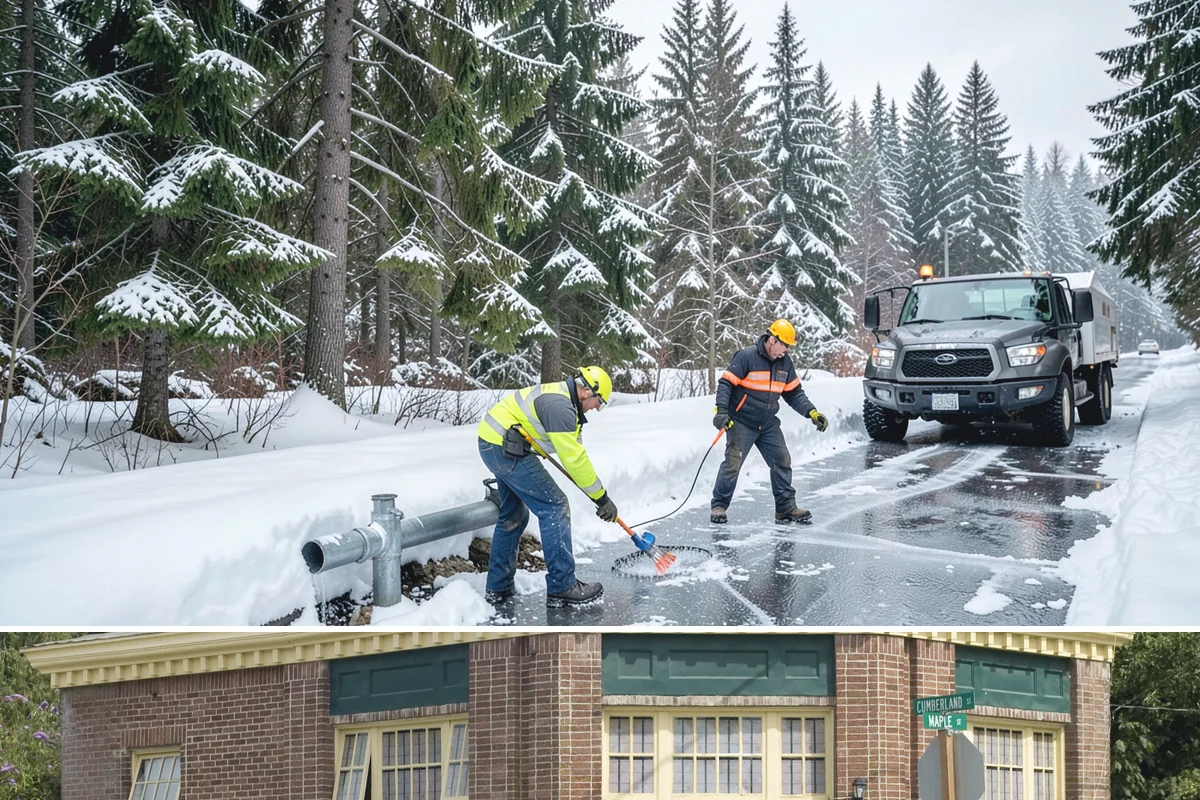 3-Inch Trigger Snow Removal in Hamilton, Skagit County, WA - Best suited to the deeper-snow stretches that Western Washington sees mainly in January and February.