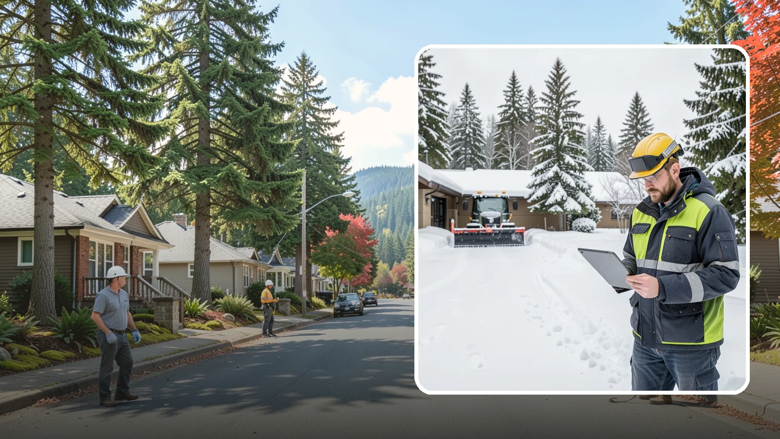 3-Inch Trigger Snow Removal in Hunts Point, King County, WA - Clearing that begins at three inches of accumulation, tuned for properties that can absorb a light coating.