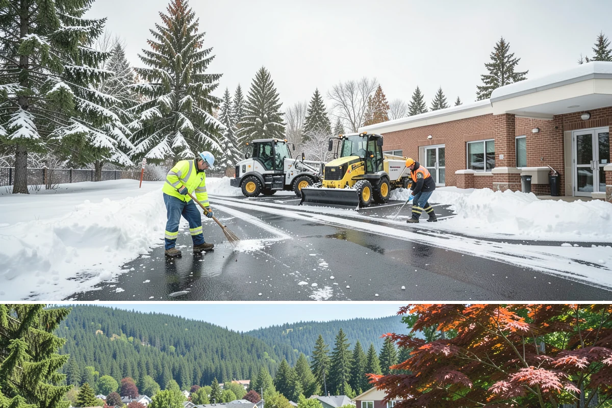 3-Inch Trigger Snow Removal in Index, Snohomish County, WA - Best suited to the deeper-snow stretches that Western Washington sees mainly in January and February.