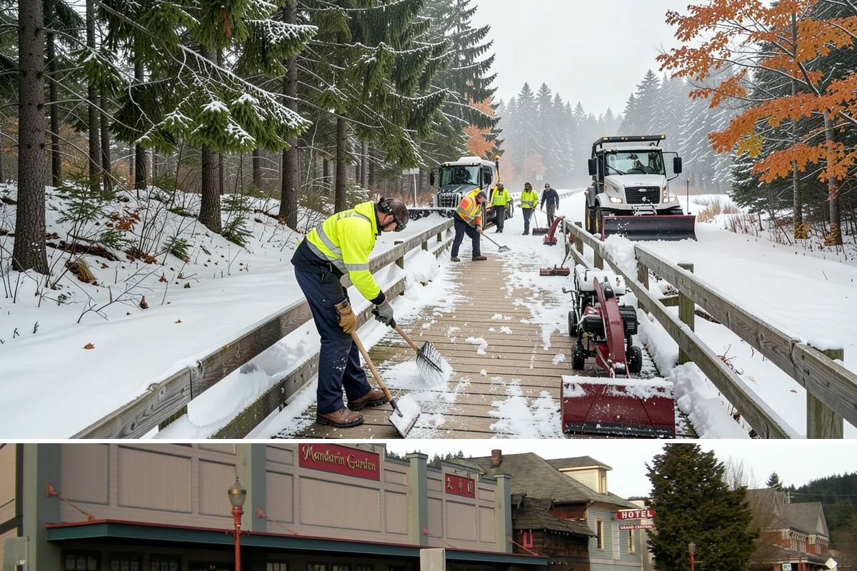 3-Inch Trigger Snow Removal in Issaquah, King County, WA - Best suited to the deeper-snow stretches that Western Washington sees mainly in January and February.