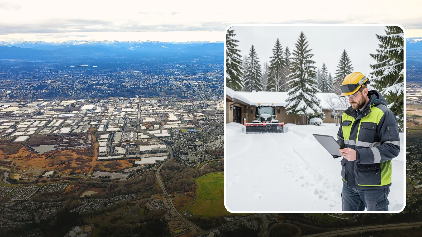 3-Inch Trigger Snow Removal in Kent, King County, WA - Clearing that begins at three inches of accumulation, tuned for properties that can absorb a light coating.