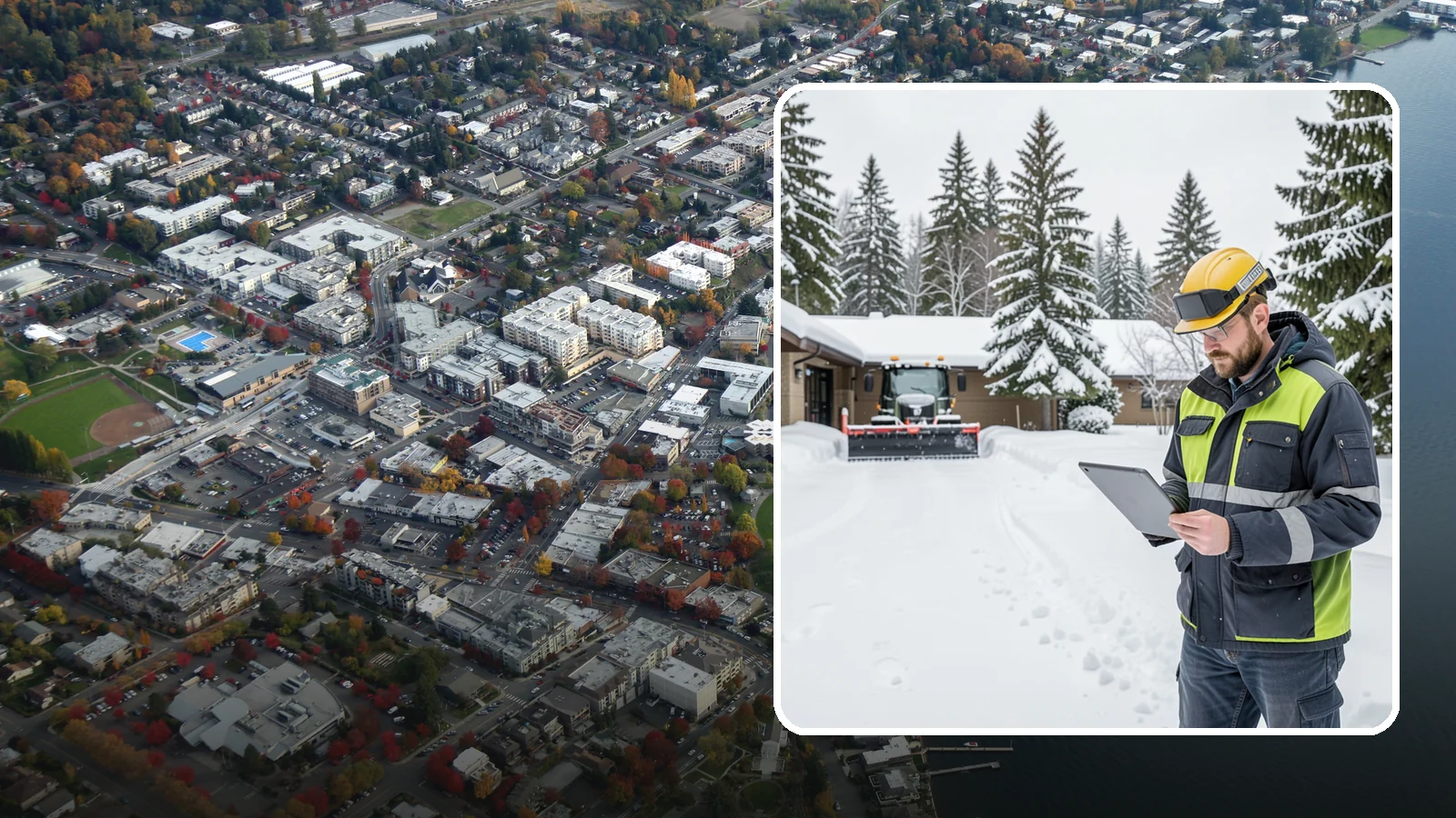 3-Inch Trigger Snow Removal in Kirkland, King County, WA - Clearing that begins at three inches of accumulation, tuned for properties that can absorb a light coating.