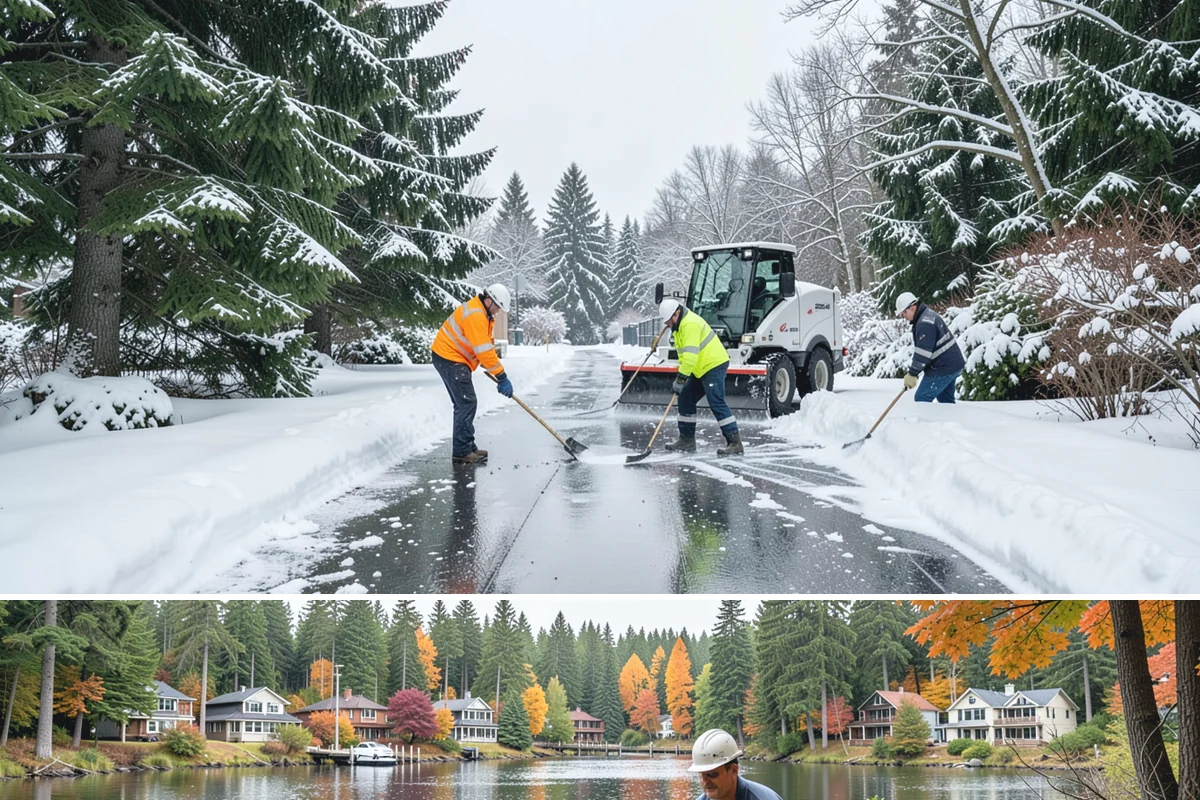 3-Inch Trigger Snow Removal in La Conner, Skagit County, WA - Best suited to the deeper-snow stretches that Western Washington sees mainly in January and February.