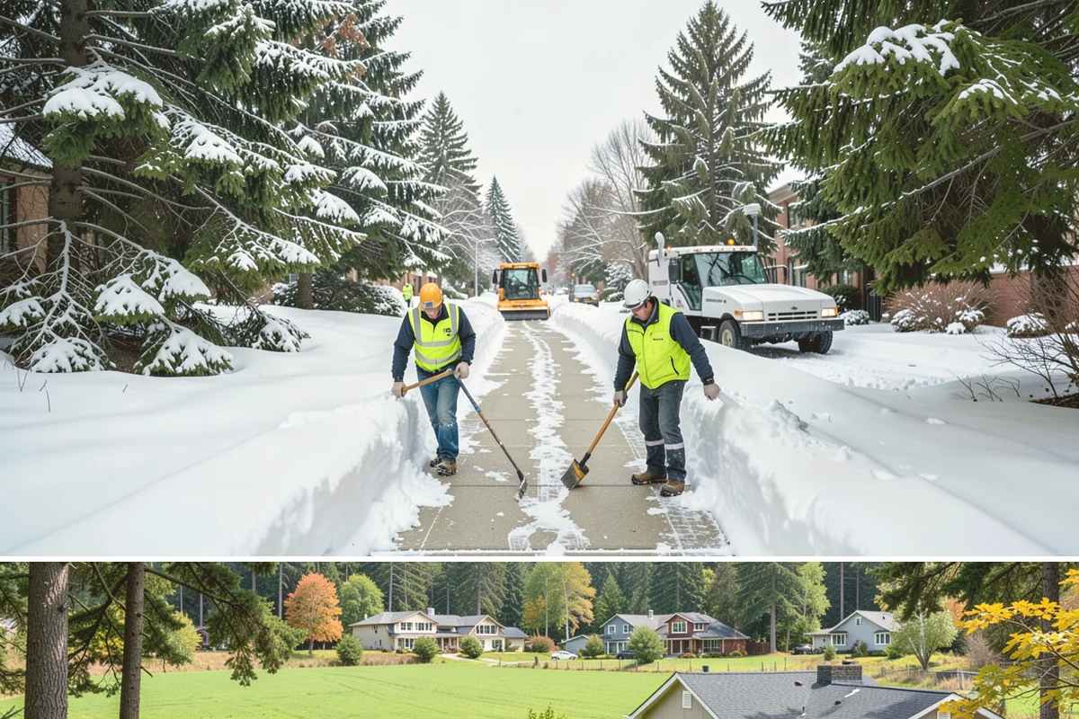 3-Inch Trigger Snow Removal in Lyman, Skagit County, WA - Best suited to the deeper-snow stretches that Western Washington sees mainly in January and February.