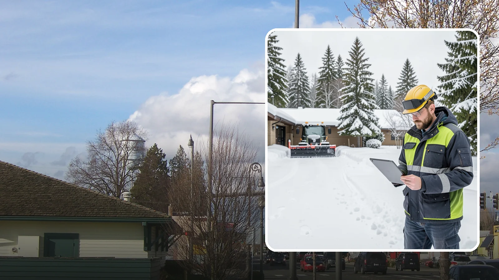 3-Inch Trigger Snow Removal in Marysville, Snohomish County, WA - Clearing that begins at three inches of accumulation, tuned for properties that can absorb a light coating.