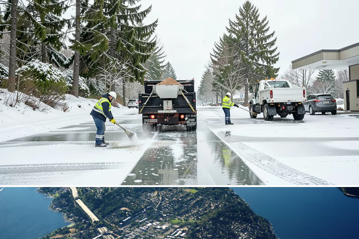 3-Inch Trigger Snow Removal in Mercer Island, King County, WA - Best suited to the deeper-snow stretches that Western Washington sees mainly in January and February.