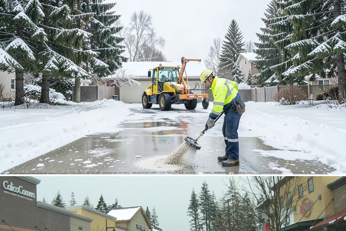 3-Inch Trigger Snow Removal in Mill Creek, Snohomish County, WA - Best suited to the deeper-snow stretches that Western Washington sees mainly in January and February.