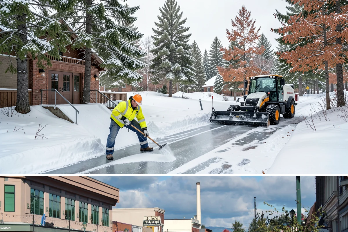 3-Inch Trigger Snow Removal in Monroe, Snohomish County, WA - Best suited to the deeper-snow stretches that Western Washington sees mainly in January and February.