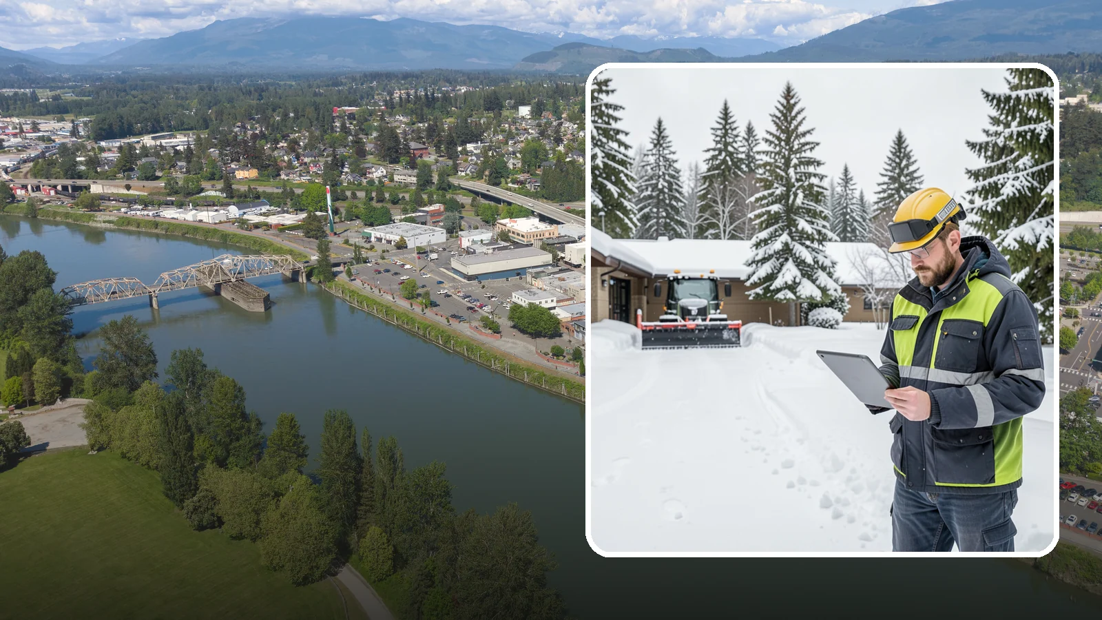 3-Inch Trigger Snow Removal in Mount Vernon, Skagit County, WA - Clearing that begins at three inches of accumulation, tuned for properties that can absorb a light coating.