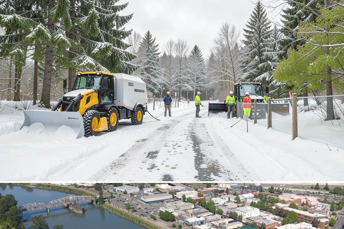 3-Inch Trigger Snow Removal in Mount Vernon, Skagit County, WA - Best suited to the deeper-snow stretches that Western Washington sees mainly in January and February.