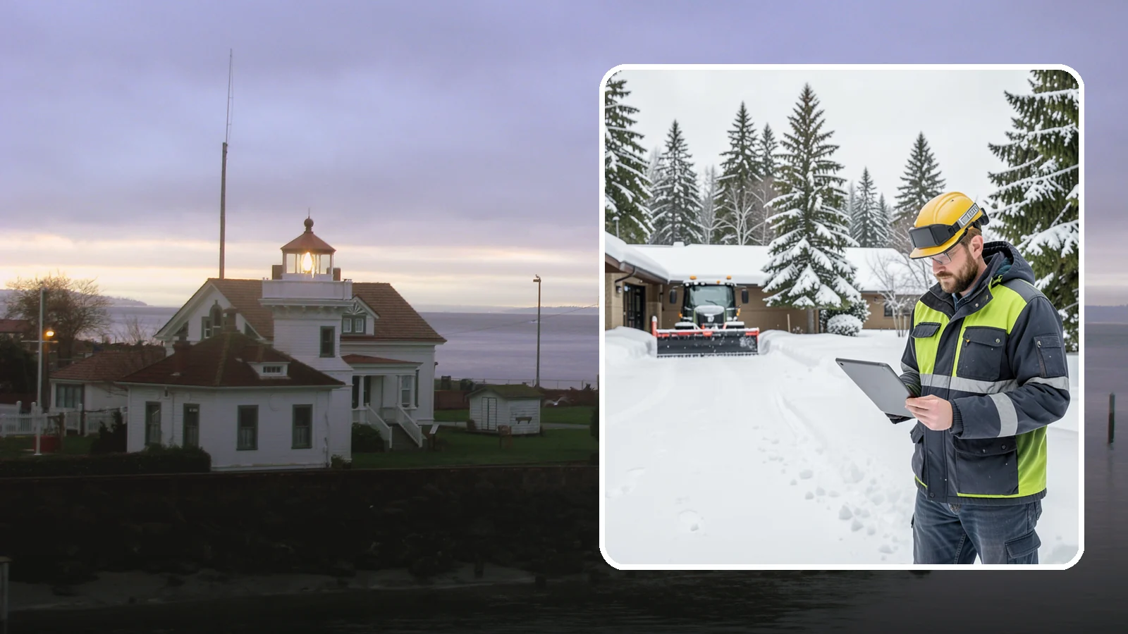 3-Inch Trigger Snow Removal in Mukilteo, Snohomish County, WA - Clearing that begins at three inches of accumulation, tuned for properties that can absorb a light coating.