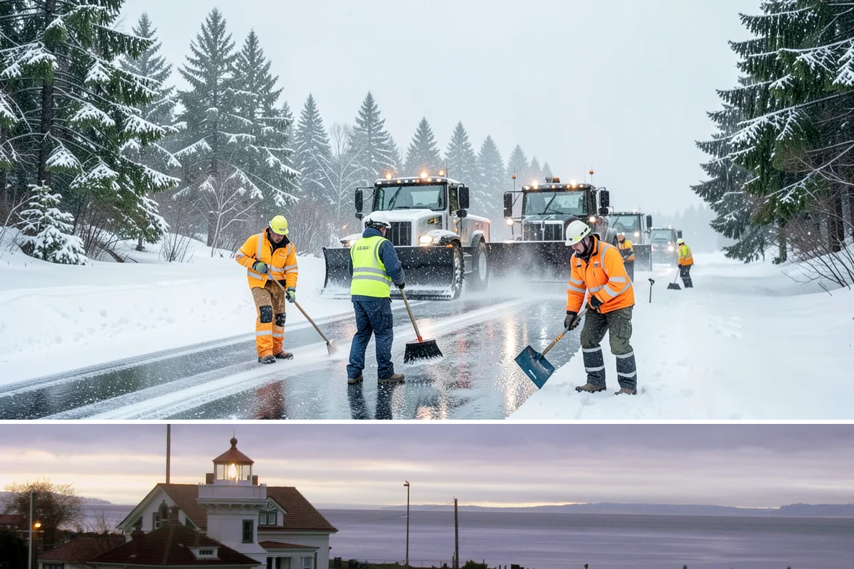 3-Inch Trigger Snow Removal in Mukilteo, Snohomish County, WA - Best suited to the deeper-snow stretches that Western Washington sees mainly in January and February.
